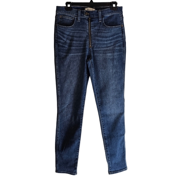 Madewell Denim - Madewell 10" Roadtripper High Rise Blue Ankle Skinny Jeans 29 NWT